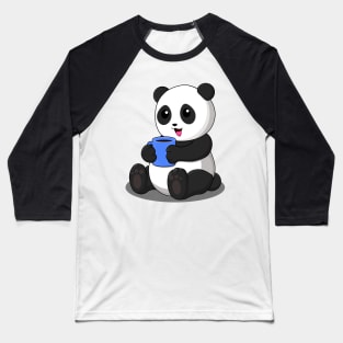 MORE THAN COFFEE, PANDA Baseball T-Shirt